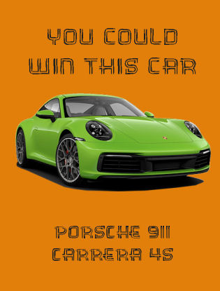 Win a Porsche 911 Carrera 4S