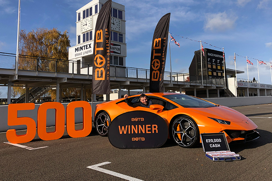 Dream Car Winner 500 Week 45 2019 - 04-NOV TO 10-NOV 19
