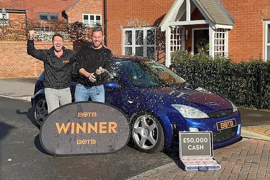 Alexander wins Ford Focus RS MK1 + £50k